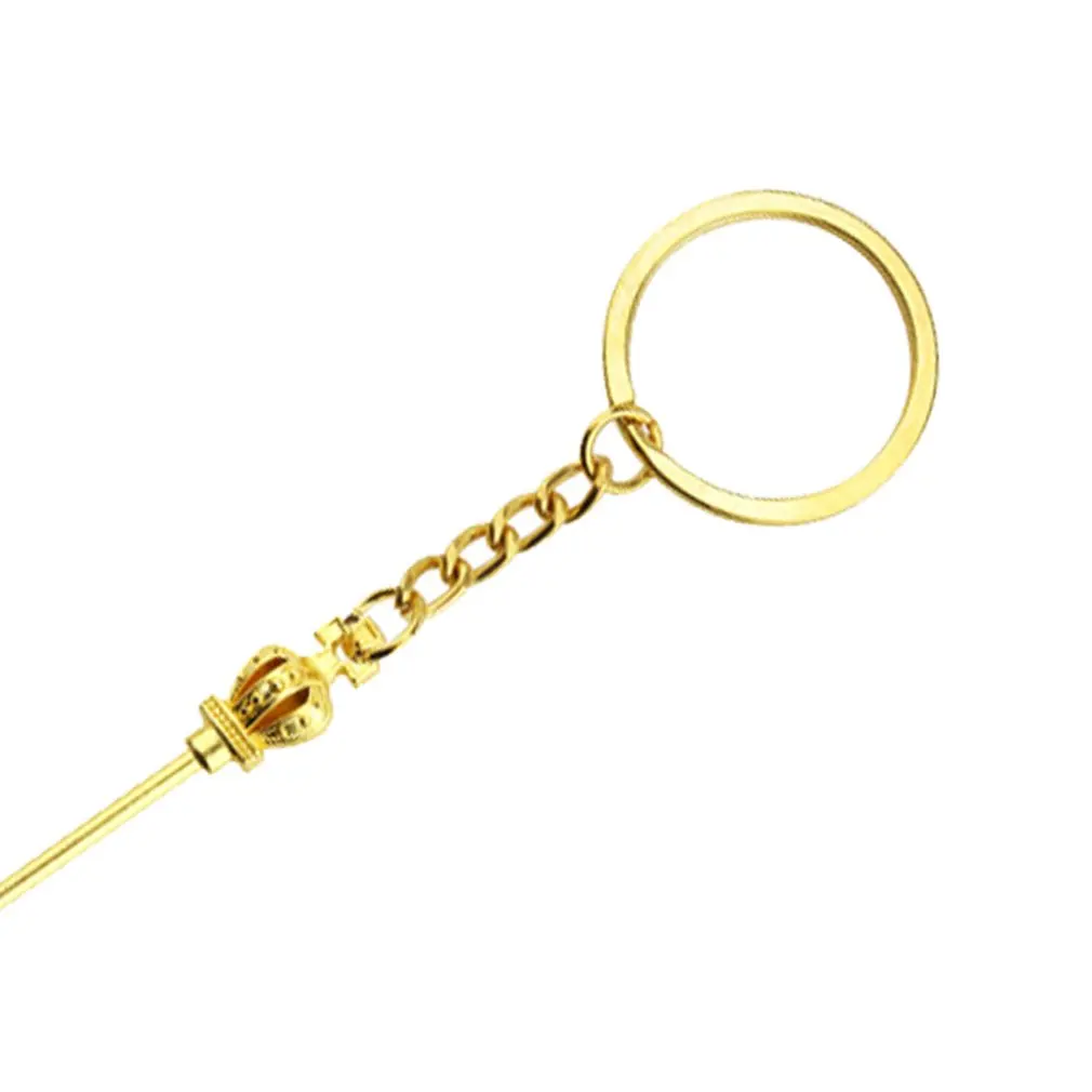 Сплав Цинка Классический Корона Форма кулон ложка брелок кольцо для ключей на