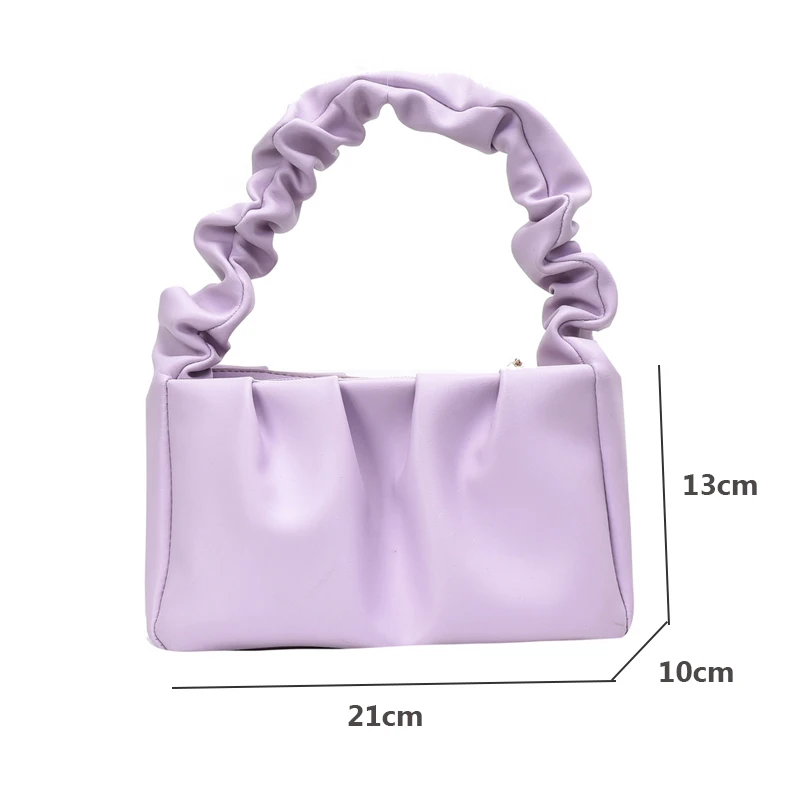 

Luxury Handbags Women Bags Designer Trendy PU Leather Shoulder Messenger Bag Solid Color Lady Travel Crossbody Tote Bag Small