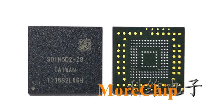 SDIN5D2 2G eMMC BGA153 NAND Flash IC 2 Гб памяти магазин чип спаянный шар 3 шт./лот|Платы для