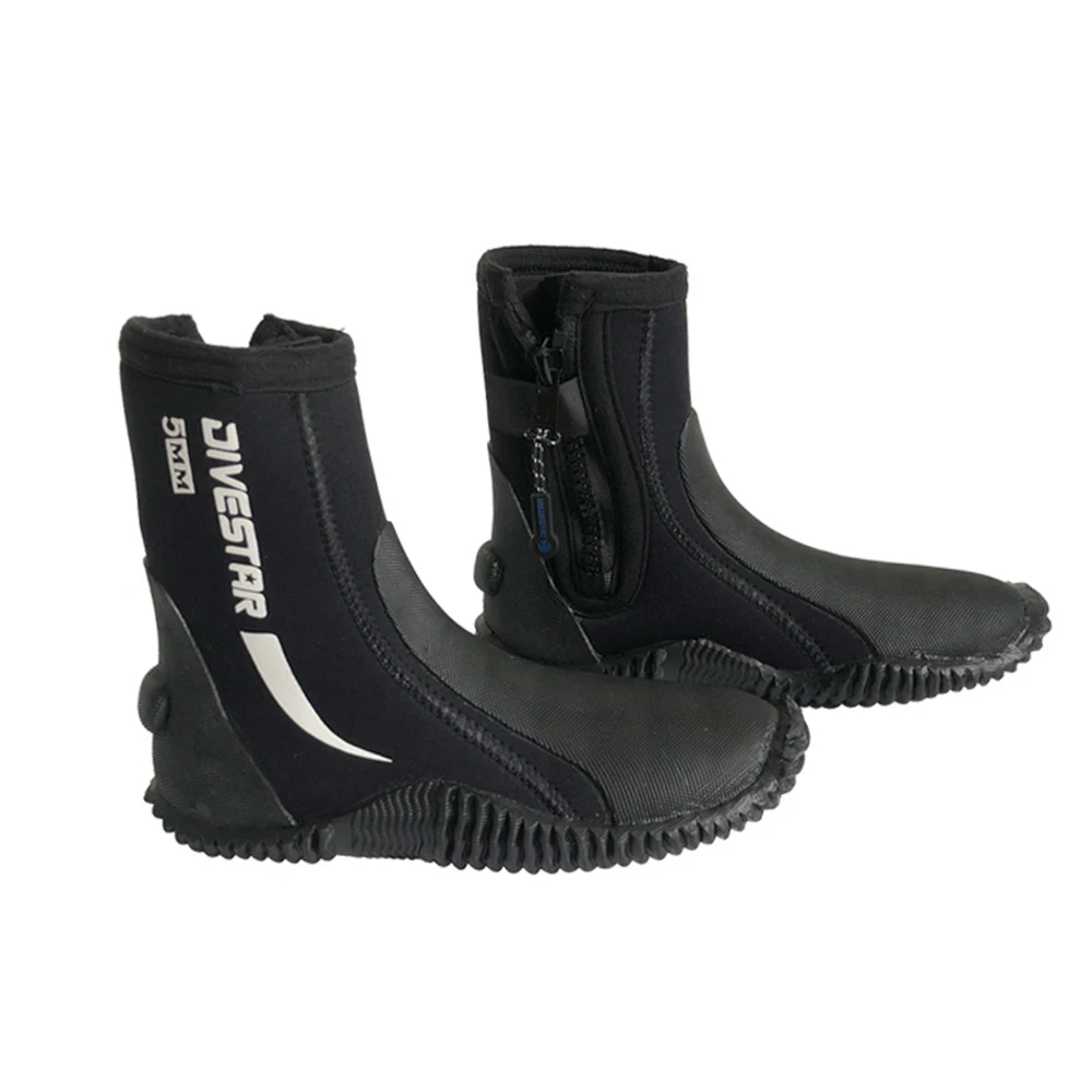 

New 5MM neoprene diving boots men and women outdoor beach shoes non-slip snorkeling fins multifunctional diving boots