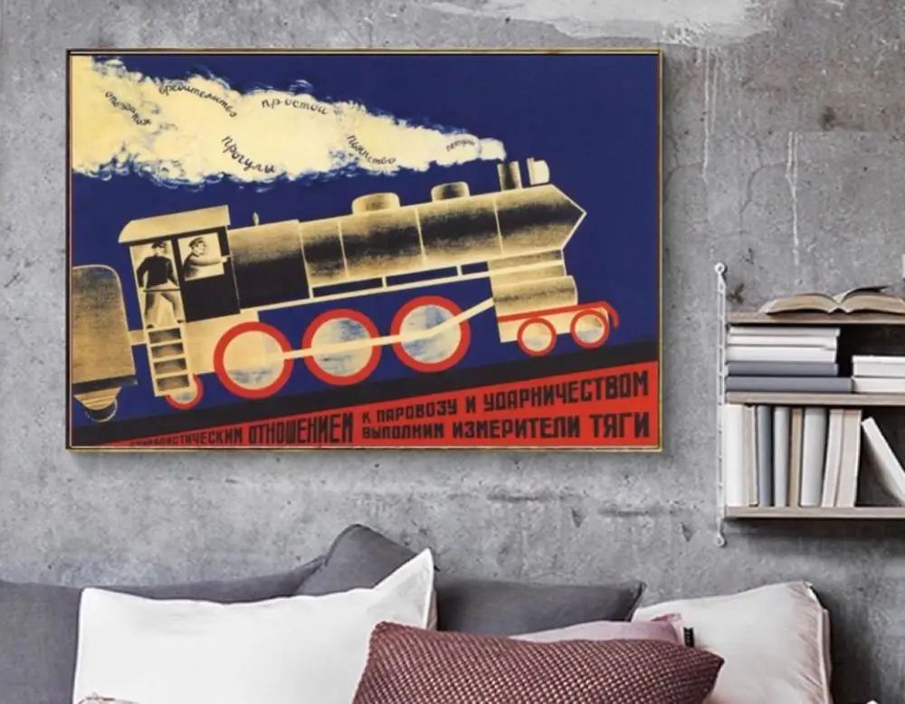 Винтажный постер в стиле ретро с рамкой из холщовой ткани для декора дома|retro