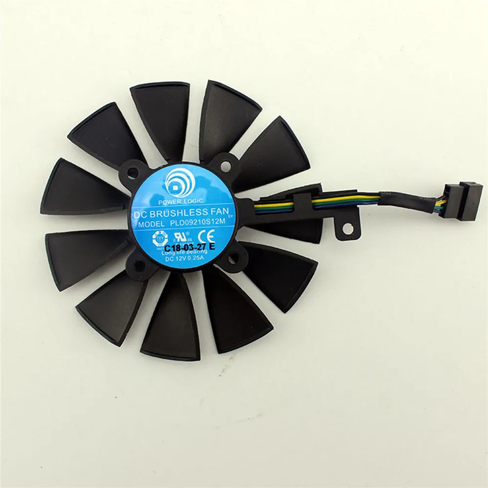 

Cooling Fan GPU VGA Cooler fan Replacement PLD09210S12M PLD09210S12HH for ASUS ROG STRIX GTX1060 1070 1080TI