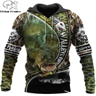 Мужская толстовка Walleye с 3D принтом, уличная одежда в стиле Харадзюку, пуловер, осенняя толстовка, повседневная куртка унисекс, спортивный костюм KJ0122