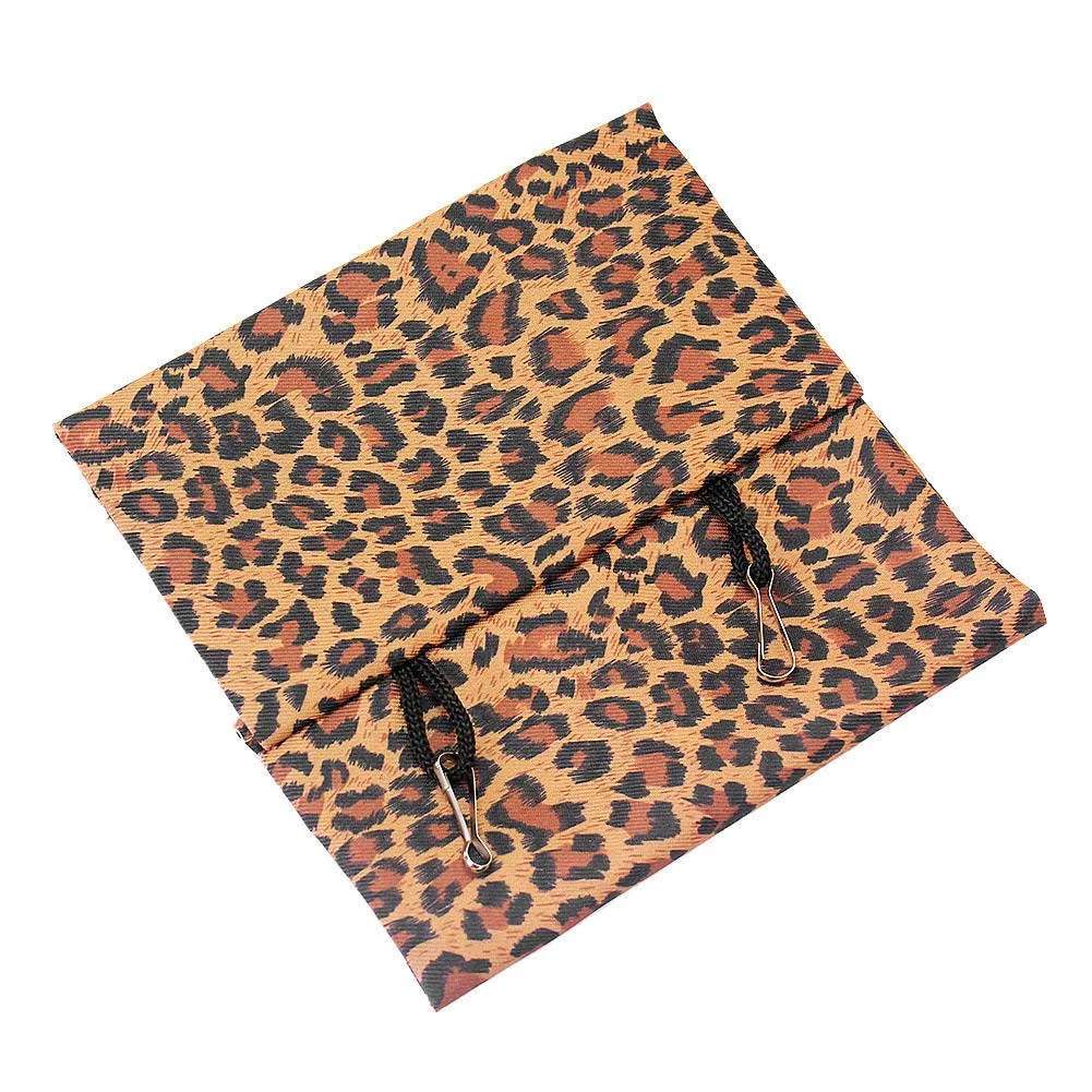 Леопардовый узор гамаки для животных нейлоновая подвесная клетка кровати уютная