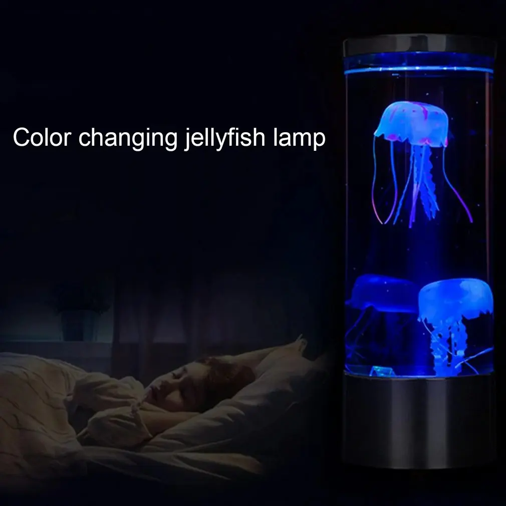 Лампа для медузы Лавовая светодиодная лампа менясветильник цвет Медузы с