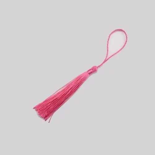 Pink x200pcs 200 шт. X 8 см Терилен шелк льда бахрома ткань кисточка отделка для ремесла DIY ювелирных изделий Закладка занавес пакеты с окном украшения - Цвет: Pink x200pcs