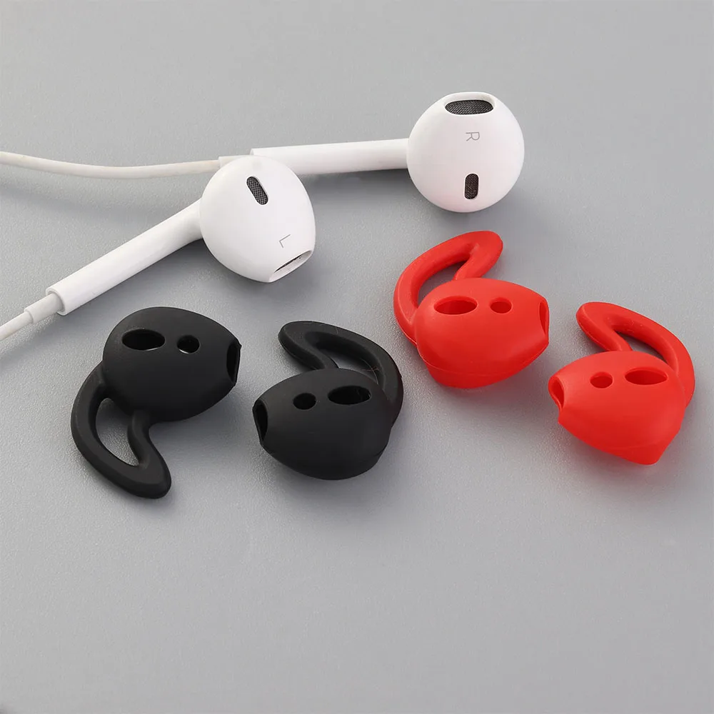 2 пары противоскользящие спортивные наушники-вкладыши airpods/i9S/i10/i11/i12/i13/i14/TWS с