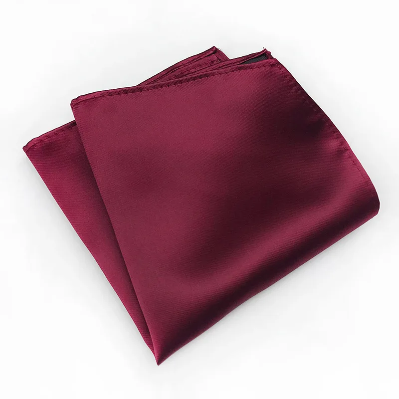 Новинка модный Карманный платок зеленый темно синий цветной 25*25 см Шелковый