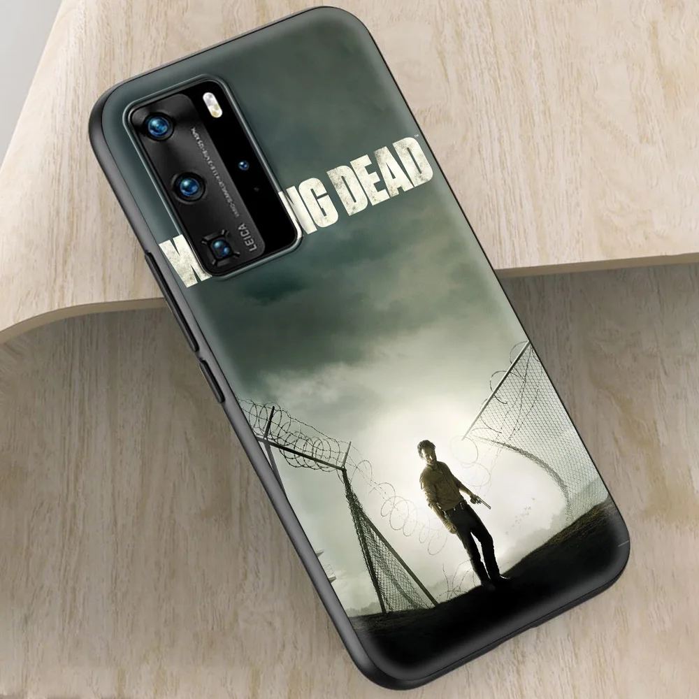 

The Walking Dead Luxury Phone Soft TPU for Huawei P10 P20 Lite P30 Pro P40 Lite E P40 Pro Plus P Smart Z 2021 Case Coque