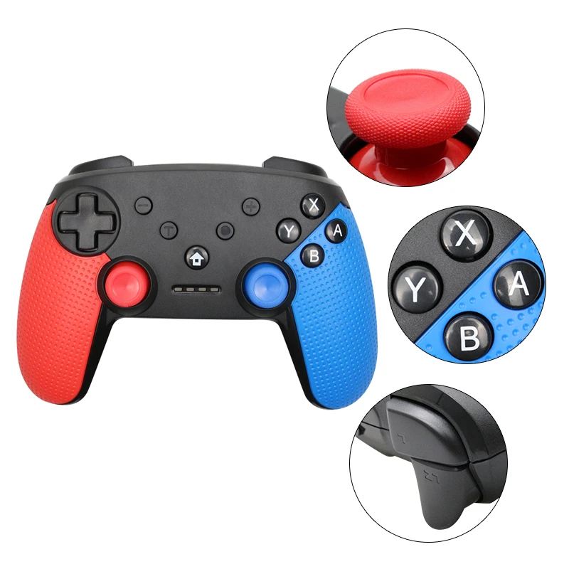 Беспроводной игровой контроллер, джойстик для Nintendo Switch Console, Bluetooth Gamepad Pro Joypad для Android/PC, аксессуары для управления
