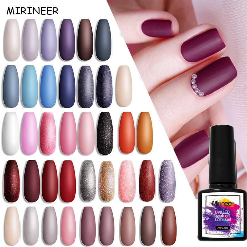 Гель матовый лак для ногтей верхнего и базового покрытия кошка Mirineer глаз Яркая