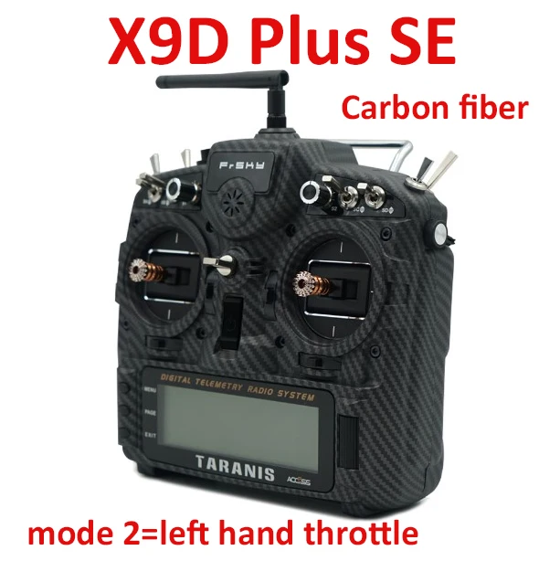 Обновленный FrSky Taranis X9D Plus SE передатчик дистанционного управления 16ch совместимый D16 и приемник доступа Подарочный аккумулятор передатчика - Цвет: X9D Plus SE