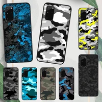 military army camo camouflage phone case for samsung a50 a51 a71 a20e a20s s10 s20 s21 s30 plus ultra 5g m11