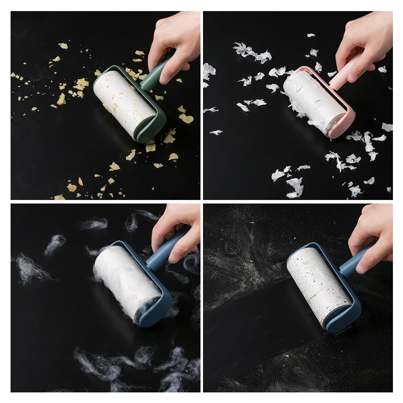 Портативный липкий ролик бумажная щетка для удаления одежды очистки домашних