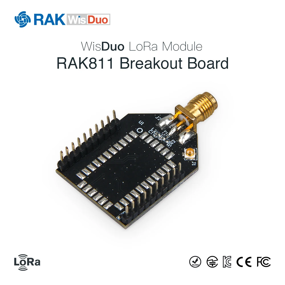 RAK811 Breakout PCB SX1276 LoRa узел WiFi модуль с открытым исходным кодом разработка тестовая