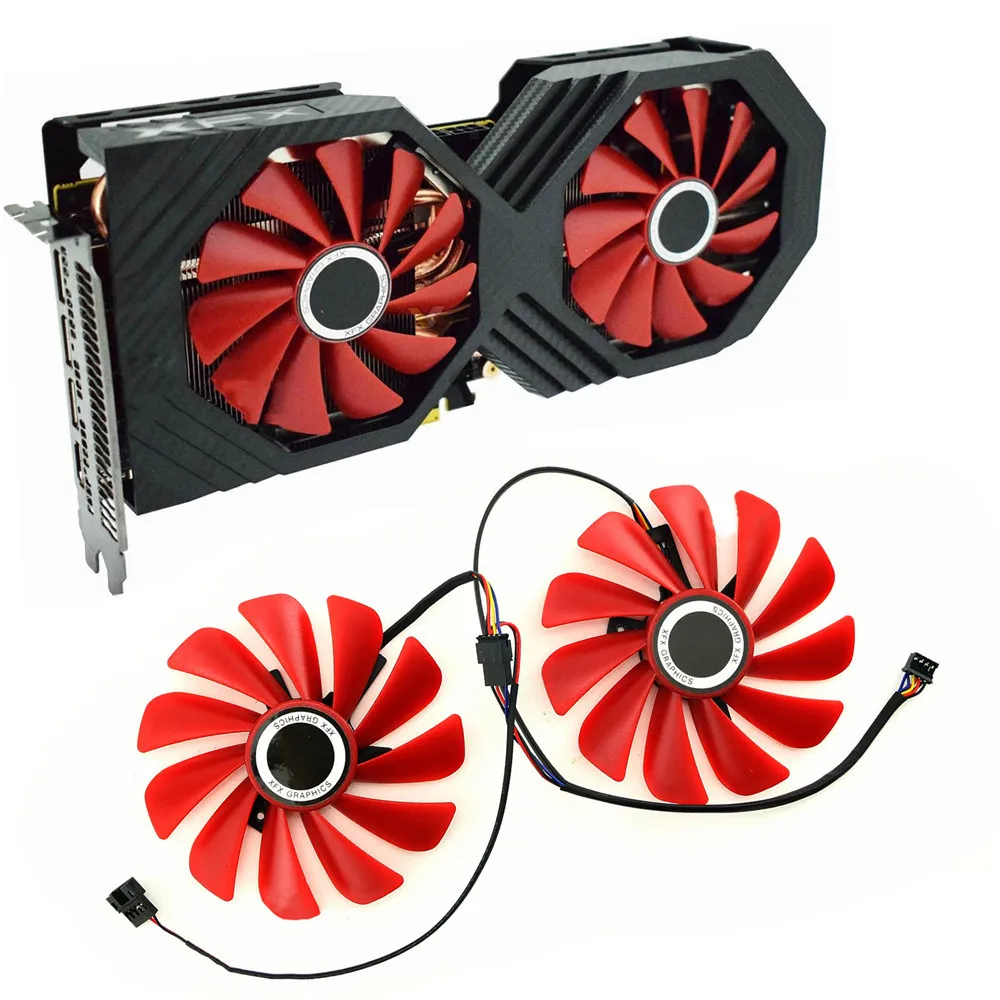 FDC10U12S9-C Vega56 для RX Vega56/ RX580 590 сменная версия графической карты вентилятор