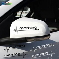 2pcs car rearview mirror sticker for kia morning