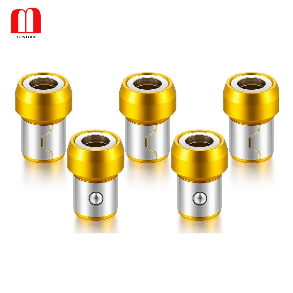 

Binoax 3 шт. магнитное кольцо для винтов, металлические бит, магнитные держатели для винтов, подходят для шестигранной отвертки 6,35 мм и бит пита...