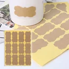120 шт. винтажная пустая крафт-этикетка ручной работы DIY запечатывающая наклейка для подарочной упаковки