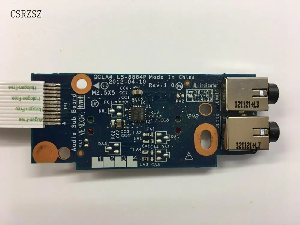 Оригинальный Для Samsung NP350V5C NP355V5C NP350V5X плата для чтения SD аудиоразъем с кабелем QCLA4