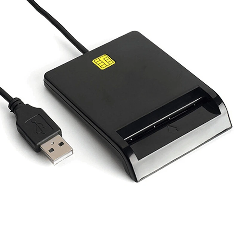 

USB 2.0 Smart Card Reader Memory For ID Bank EMV Electronic DNIE DNI Citizen SIM/CAC Card Cloner Connector PC Computer 1PC