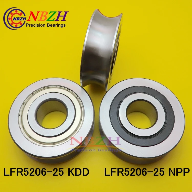 25 мм дорожка LFR5206 NPP KDD R5206 2RS Радиальные Роликовые Подшипники 25*72*23 8 точные
