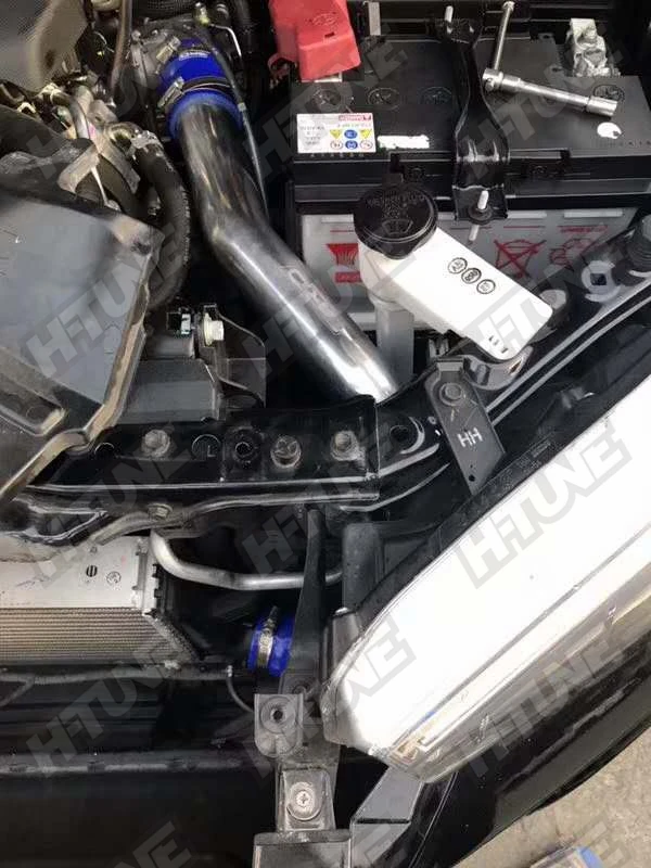 Анодированный алюминий комплект трубок радиатора для Hilux Revo 2.4L 2.8L 1GD дизельный-ON