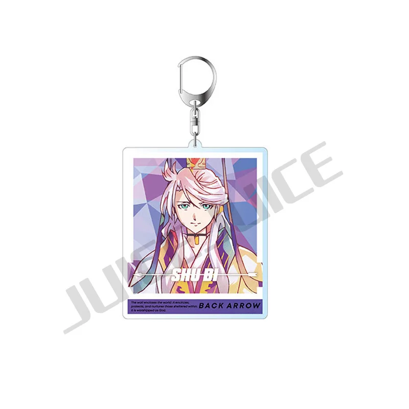 

Anime BACK ARROW Atlee Ariel Acrylic Keychain Pendant Bag Charm Keyring Decorative Cosplay Ornaments Accessories Holiday Gift