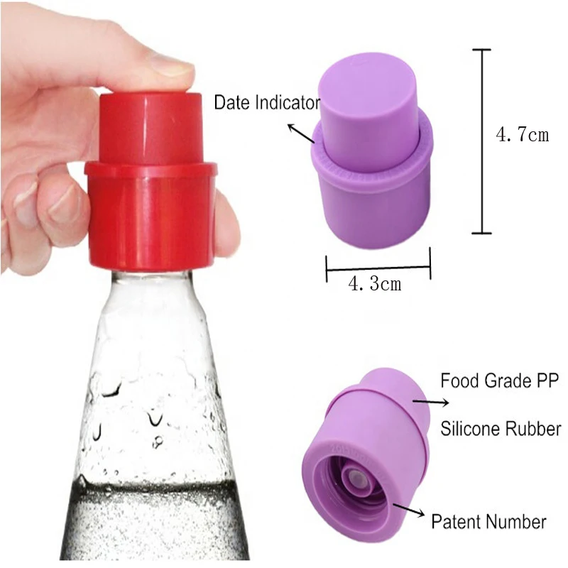 Вакуумная пробка для соды POP Soda cap Bottle Stopper bar аксессуары для бутылок Инструменты для сохранения свежести крышки