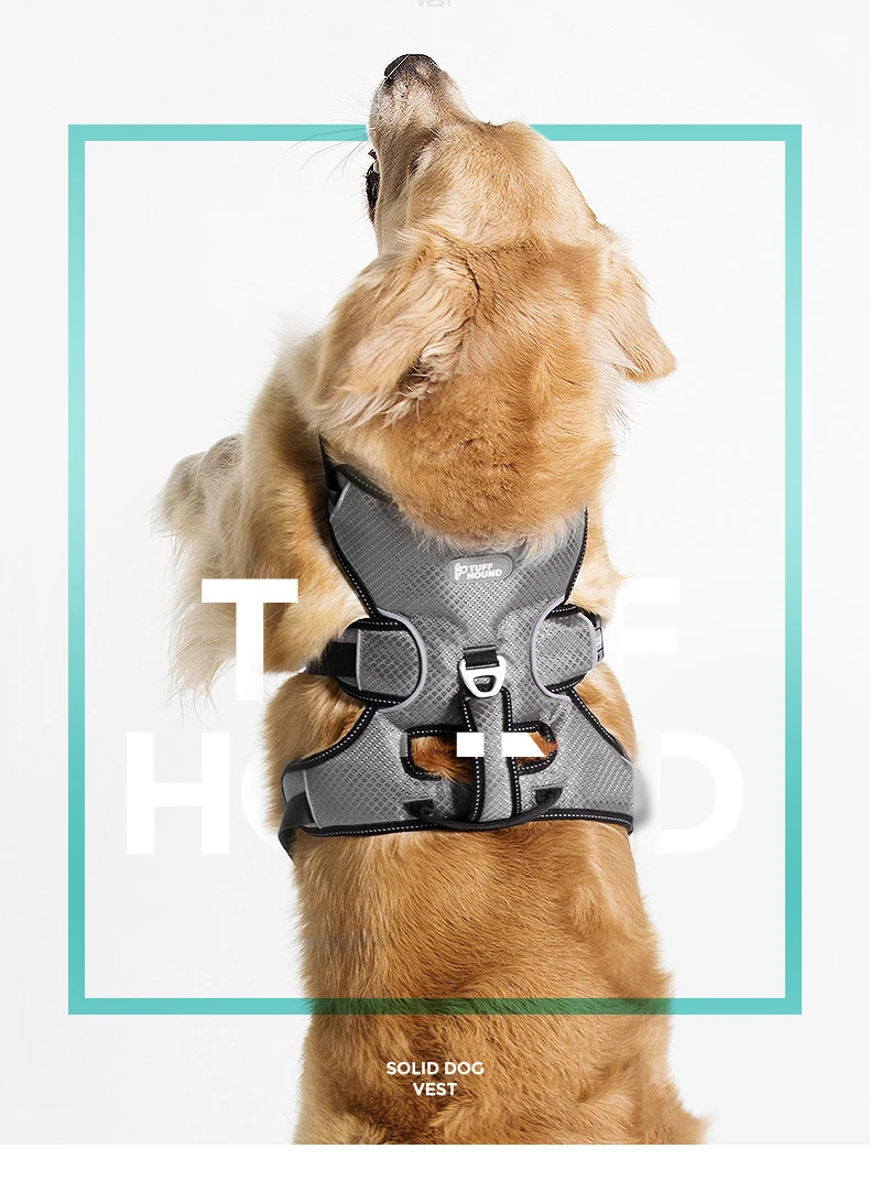 Tuff Hound K9 товары для домашних животных собаки жгут синий/красный/серый Жилет Жгут для средних/больших собак не тянет грудь жгуты