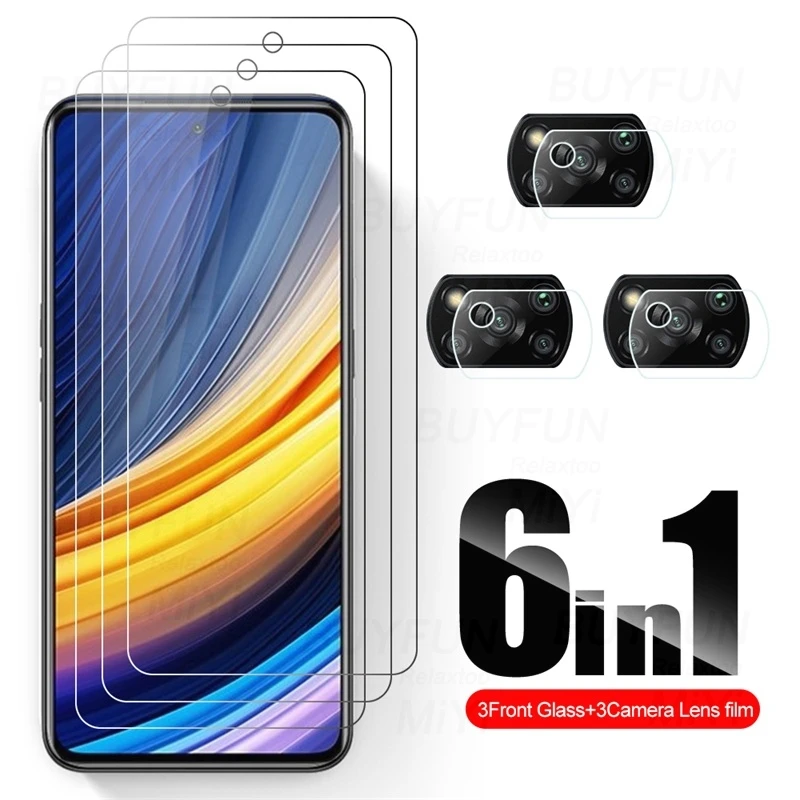 Защитное стекло для объектива камеры Poco X3 NFC GT F3 M3 M4 Pro 5G 1-6 | Мобильные телефоны и