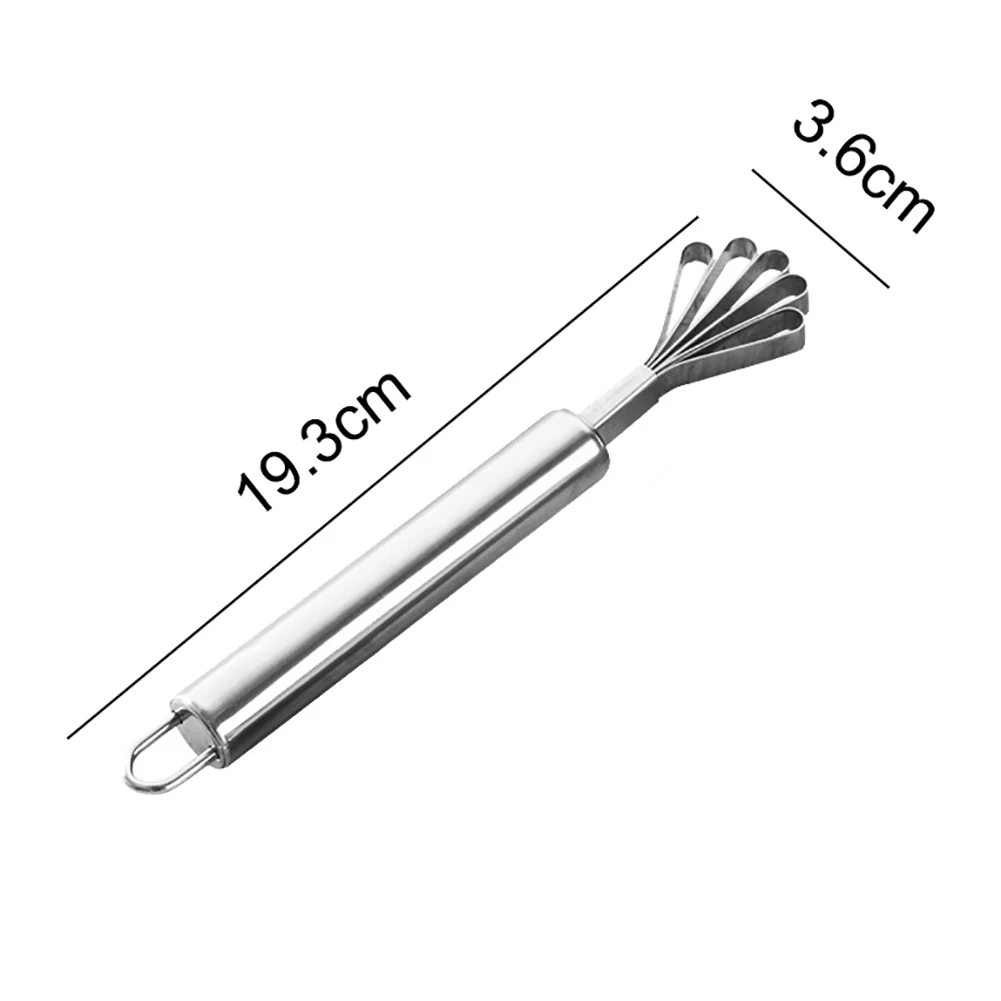 Прочный кокосового мяса рыбьей чешуи удаление скребка Ножи терка для Фруктов
