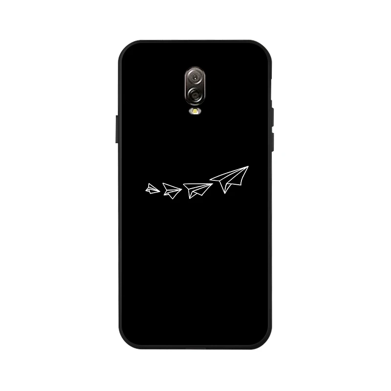 Чехол для Samsung J7 Plus чехол телефона C8 Черный силиконовый Galaxy мягкие чехлы из ТПУ |
