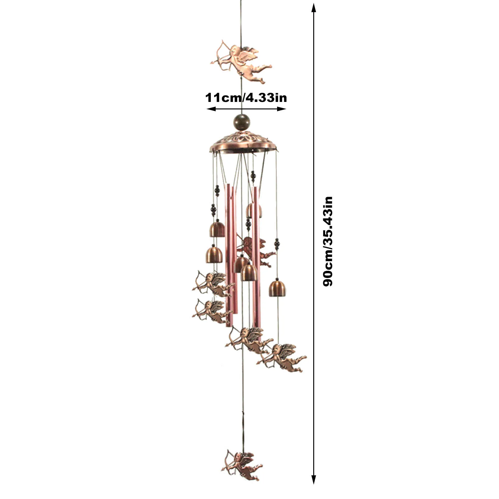 Ветряные колокольчики в стиле ретро с крючком металлические железные