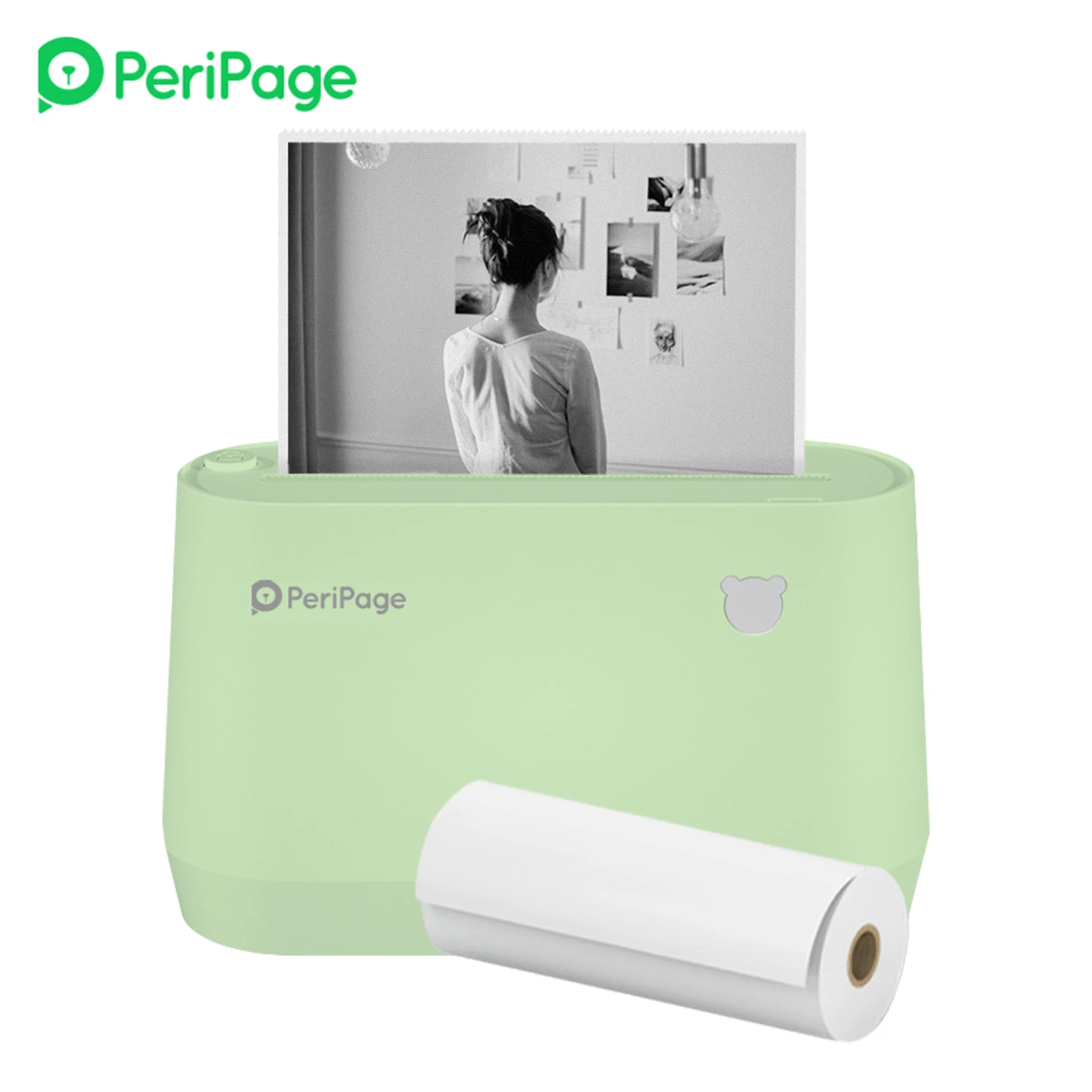 Портативный карманный термопринтер PeriPage A9 Pro Bluetooth 304 точек/дюйм режим шкалы