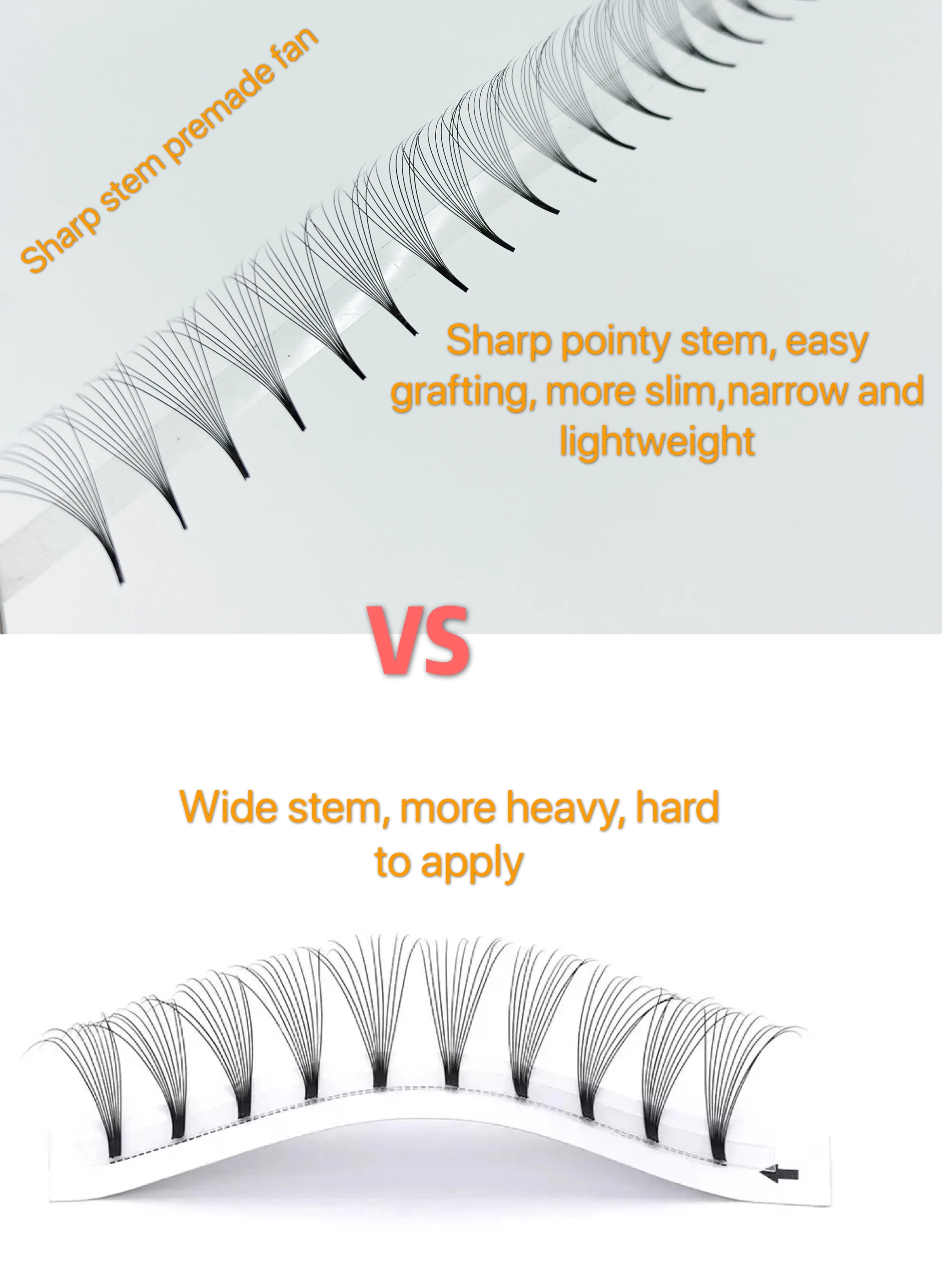 

6D 7D Premade Russian Volume Fans Sharp Stem 10D 12D 14D Grafting Eyelashes Extension Supplier C D CC Lashes Custom Logo Limatic