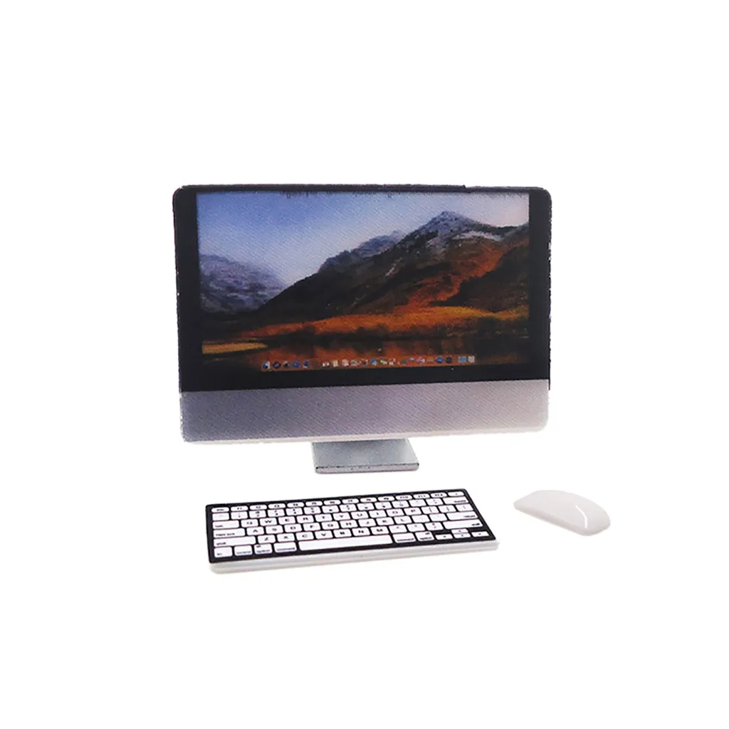 Наборы мини компьютеров масштаб 1/12 миниатюрные компьютеры для кукол 3 шт. Детские