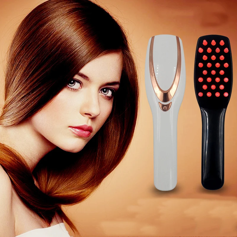 

Electric Massage Comb, Head Massage Device, Scalp Care Device, Vibrate Color Light Hair Care Comb Massage Scalp Relieve Pressure