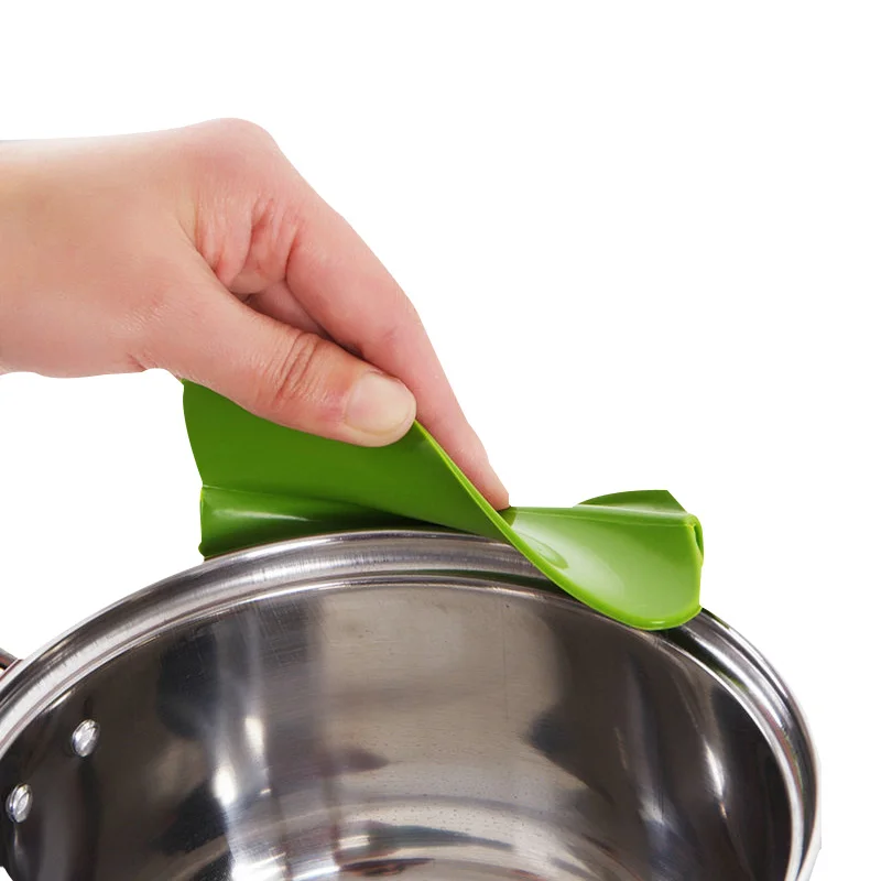 Кухонные аксессуары силиконовая насадка для супа Воронка кастрюль сковородок