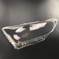 front car headlight headlamps transparent lampshades lamp shell headlights cover for toyota highlander 2012 2014