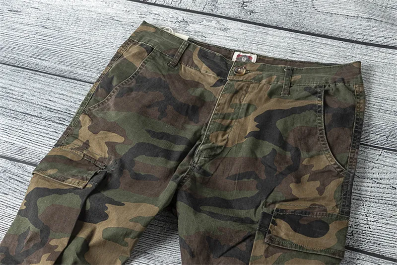 

MORUANCLE Mens Camouflage Cargo Jogger Pants Military Style Tactical Trousers With Pockets Workwear Joggers For Male