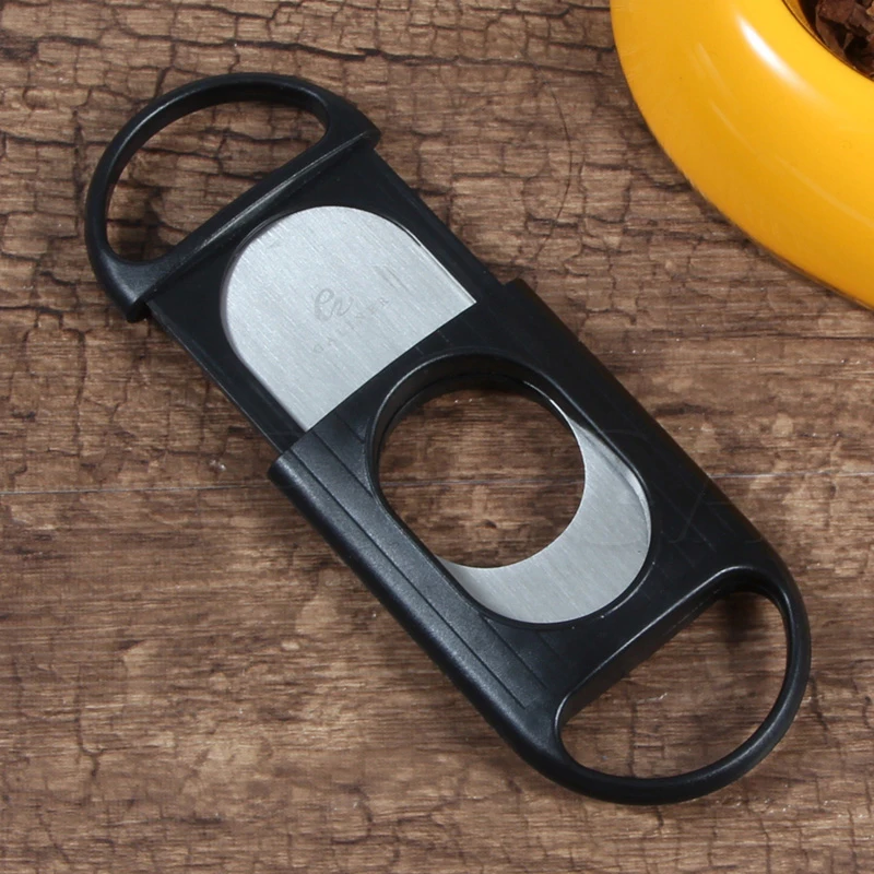 Небольшой карманный пластиковый резак для сигар GALINER острый из нержавеющей стали