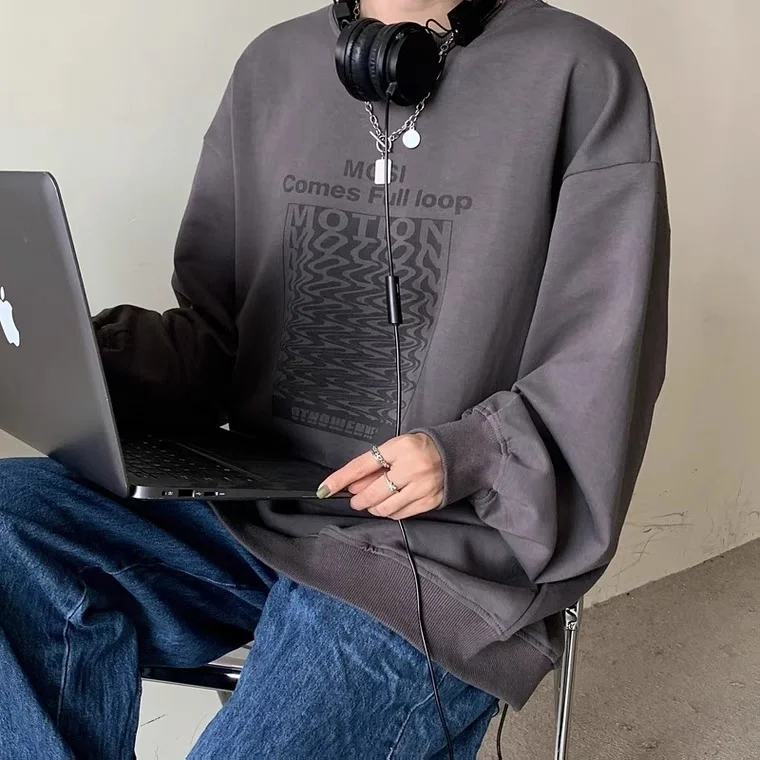 

Свитер женский на весну и осень в Корейском стиле с капюшоном