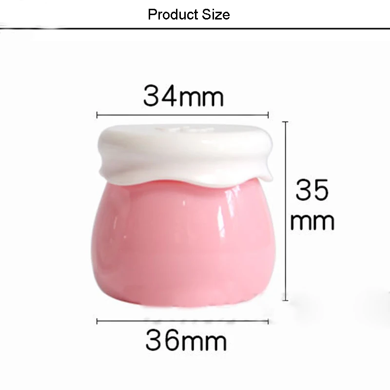 

1 Pcs 10g Portable Refillable Bottle Travel Face Cream Lotion Cosmetic Container Acrylic Empty Makeup Jar Box