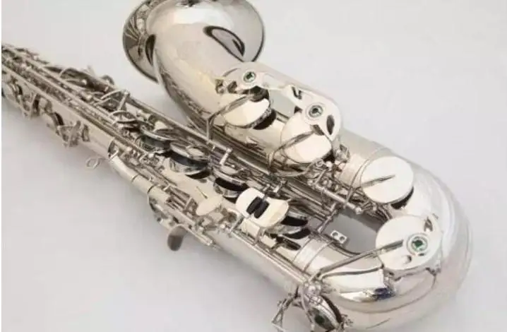 Профессиональный музыкальный инструмент B плоский тенор-саксофон белый