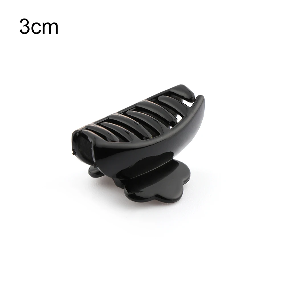3cm 1 шт. заколки для волос с бабочкой, заколки для волос, для салона, для фиксации волос, распродажа, яркий черный раздел, зажим для волос, инструменты для укладки, аксессуары - Цвет: 3cm