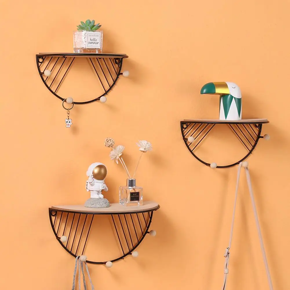

Floating Shelves Wall Mounted Wall Storage Shelf Nordic Minimalist Display Shelf for Bedroom Living Room Bathroom Kitchen Office