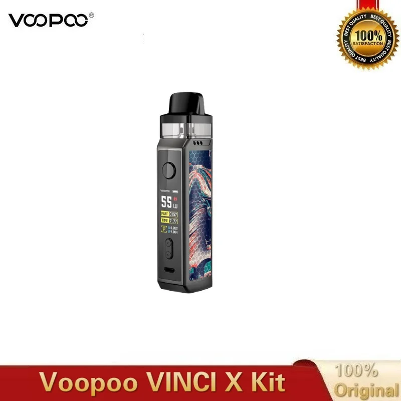 Оригинальная электронная сигарета VOOPOO VINCI X Pod Kit двойная катушка система питание