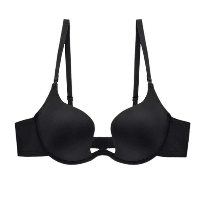 

Women's sexy deep V1/2 cup gather bra, invisible beauty back bra, U-shaped open back bra, various ways to wear comfortable bra