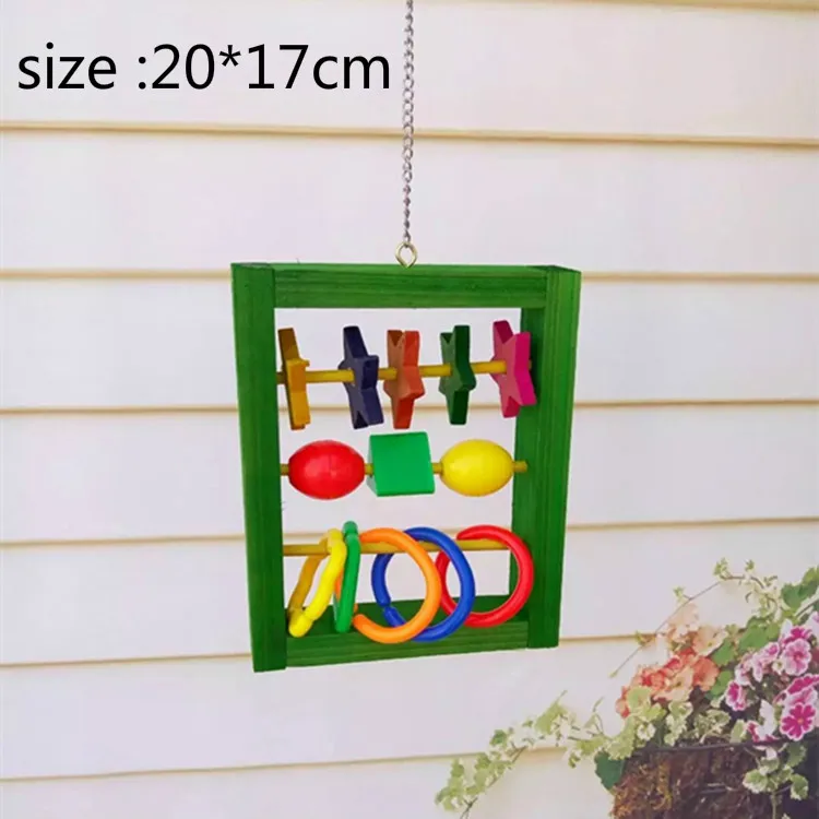 Обучающая игрушка-пазл для развития интеллекта птицы жевательная игрушка